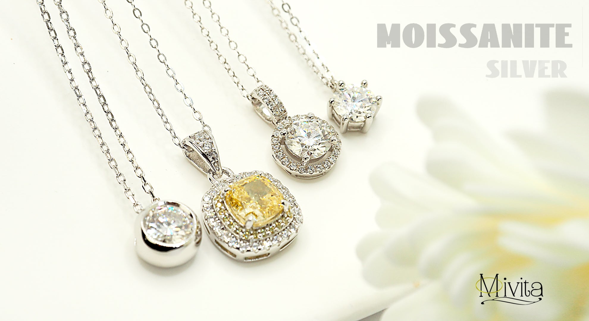 Moissanite necklace